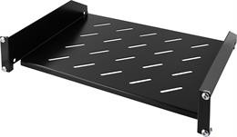 19" 2U räkiriiul, 350mm sügav, kuni 15kg, must