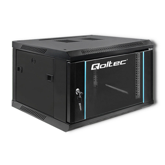 Qoltec rack cabinet 19" 6U 600*370mm