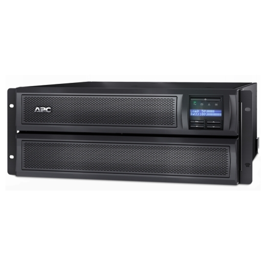APC Smart-UPS X, line-interactive, 3000VA/2700W, rack/tower convertible 4U, 200V-240V, 8*C13+2*C19 IEC, NMC, extended runtime, short depth