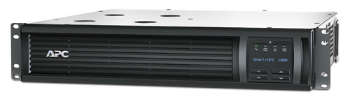 APC Smart-UPS, line-interactive, 1000VA, rackmount 2U, 230V, 4x IEC C13 outlets, SmartConnect port+SmartSlot, AVR, LCD