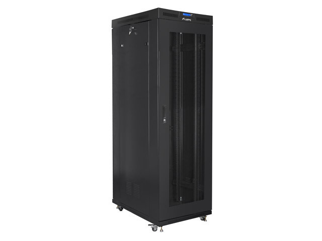 Lanberg 19" 42U rack cabinet, free-standing 42U 800*1200 mesh door, black, flat pack