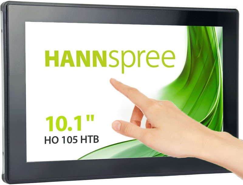 Hannspree puutetundlik ekraan HO105HTB 10.1&quot; (25.65 m), 1280*800 WXGA, HDMI, VGA, VESA 75mm*75mm, DC12V/3A, USB type B (for touch function)