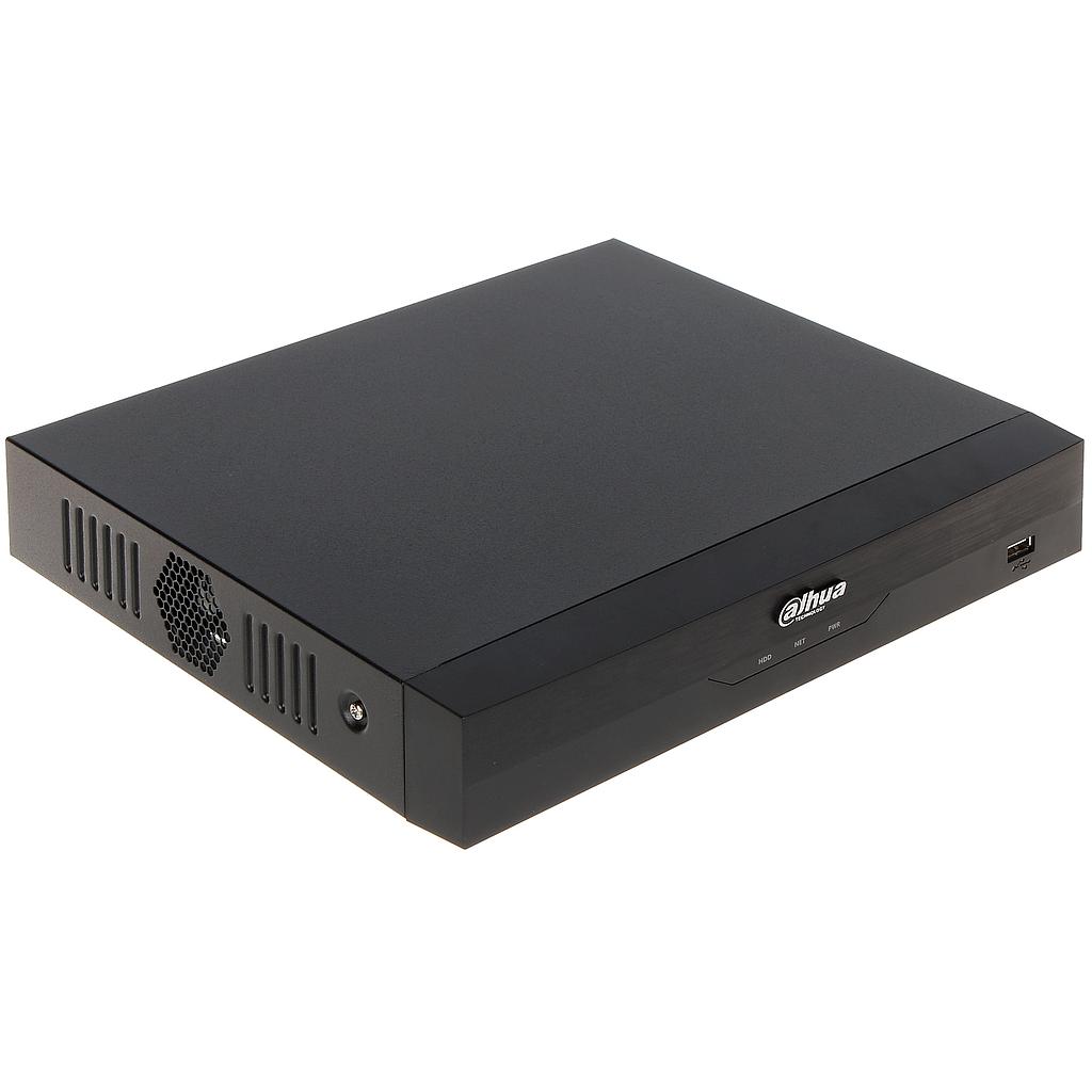 Dahua NVR4104HS-P-EI 4 kanaliga EI seeria IP salvesti, 4 PoE WizSense 80Mbps 1HDD 1U