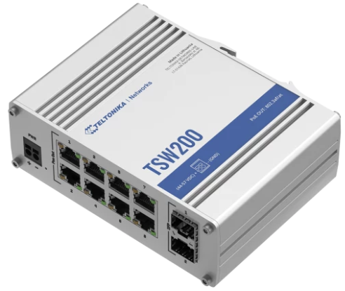 Teltonika IoT switch TSW200 PoE 8*30W port