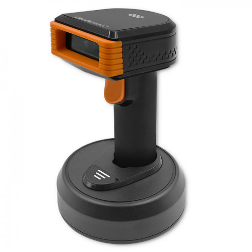 Qoltec wireless 1D| 2D barcode reader |+ docking station