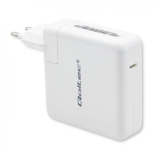 Qoltec power charger FAST 96W| 5-20V | 3- 4.7A | USB C PD | white