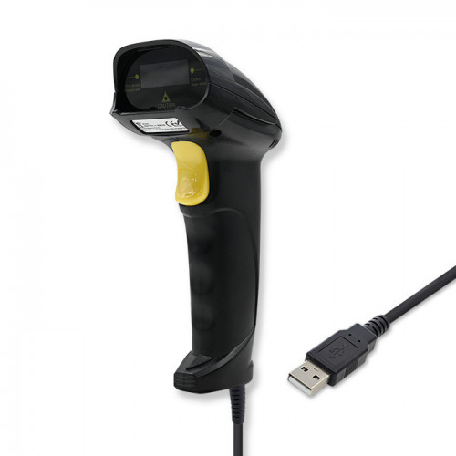 Qoltec laser scanner 1D | USB | black