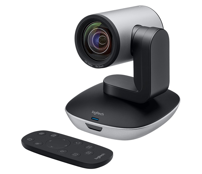 Logitech PTZ Pro 2 HD 1080p video camera with enhanced pan/tilt and zoom