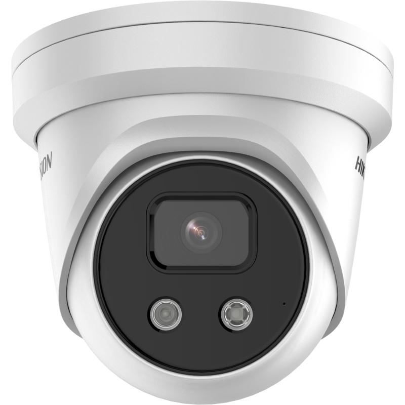 Hikvision IP kuppelkaamera 8MP 2,8mm, AcuSense, valge