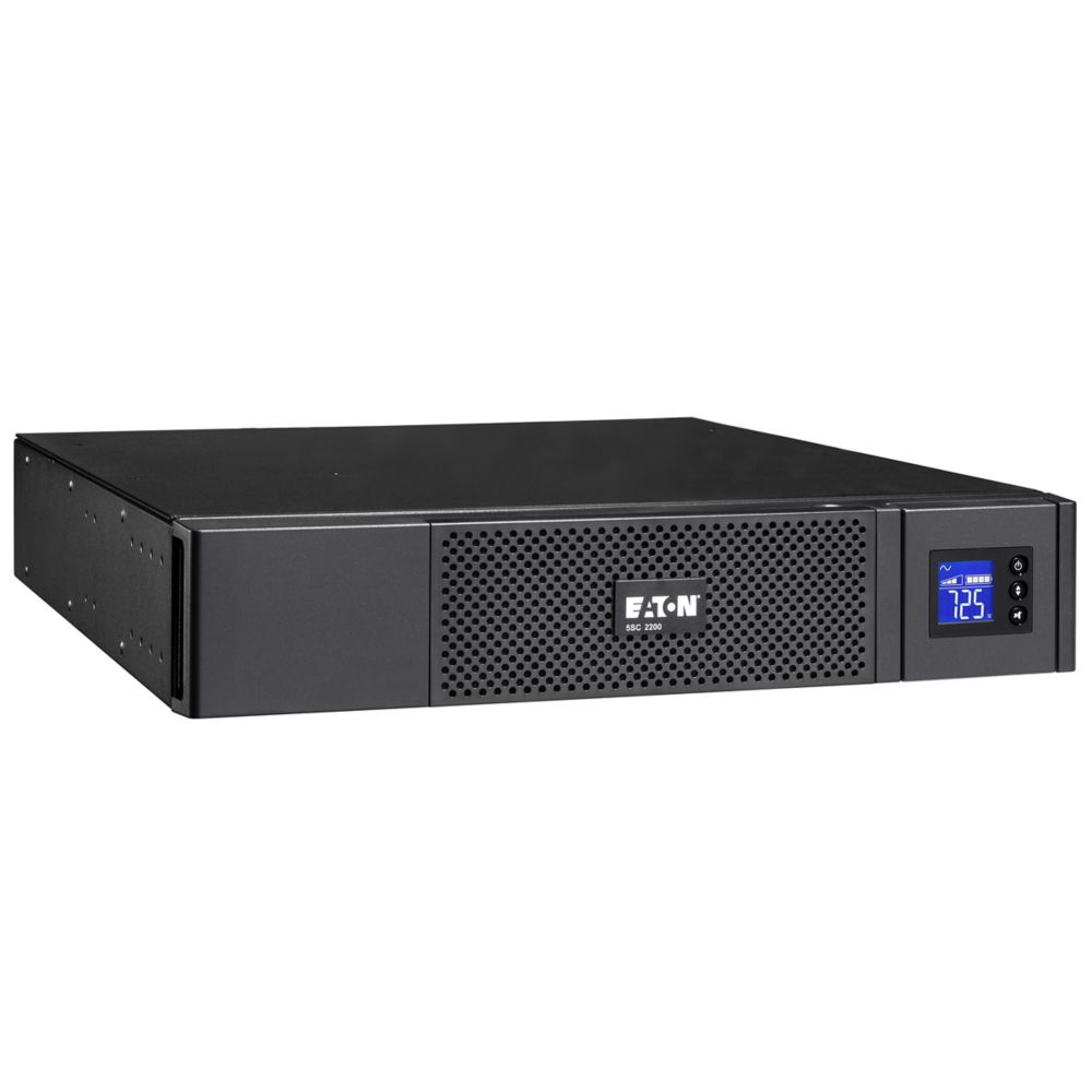 Eaton 5SC UPS, 2200VA, 1980W, input: C20, outputs: (8) C13, (1) C19, rack/tower, 2U