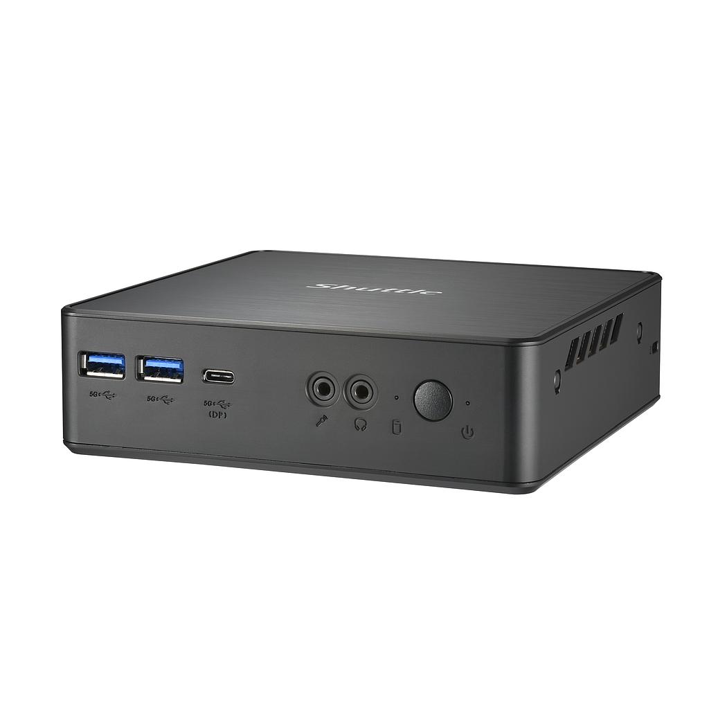 Shuttle XPC nano NC40U barebone system - Intel Celeron 7305 1.10 GHz Penta-core (5 Core) - Intel chip, 2 memory slots, serial ATA/600 RAID supported, NVMe