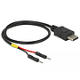 Delock USB Power Cable Type-C to 2 x pin header male separate power 30 cm