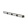 Lanberg patch panel 1U 19", 24 port Cat.5E UTP, black