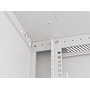 Lanberg 19" wall-mount rack cabinet, 6U/600*600 with metal door (flat pack), grey
