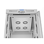 Lanberg 19" v2 free-standing rack cabinet, 15U/600*800 with glass door (flat pack), LCD, grey