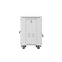Lanberg 19" v2 free-standing rack cabinet, 15U/600*600 with glass door (flat pack), LCD, grey