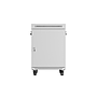 Lanberg 19" v2 free-standing rack cabinet, 15U/600*600 with glass door (flat pack), LCD, grey