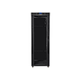 Lanberg 19" v2 free-standing rack cabinet, 37U/600*800 with glass door (flat pack), LCD, black