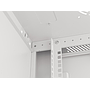 Lanberg 19" wall-mount rack cabinet, 6U/600*450 with metal door (flat pack), grey