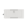 Lanberg 19" wall-mount rack cabinet, 4U/570*600 with glass door (flat pack), grey
