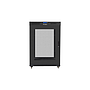 Lanberg 19" v2 free-standing rack cabinet, 22U/800*1000 with mesh door (flat pack), LCD, black