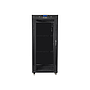 Lanberg 19" free-standing rack cabinet, 27U/800*1200 with glass door (flat pack), LCD, black