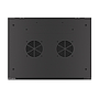 Lanberg 19" wall-mount rack cabinet, 9U/600*450 with metal door (flat pack), black