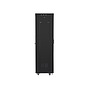 Lanberg 19" v2 free-standing rack cabinet, 42U/600*600 with mesh door (flat pack), LCD, black