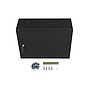 Lanberg 19" wall-mount rack cabinet, 4U+3U/540*200, low profile (assembled), black