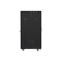 Lanberg 19" 27U free standing rack cabinet, 600*800, mesh door, LCD, flat pack, black