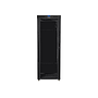Lanberg free-standing rack 42U*800*800 19" with glass door, LCD, black, flat pack