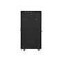 Lanberg 19" rack cabinet V2, free-standing 27U/800*1000 (flat pack) with glass door, LCD, black