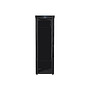 Lanberg free-standing rack 47U*800*1000 19" with glass door, LCD, black, flat pack