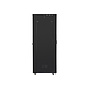 Lanberg free-standing rack 47U*800*1000 19" with glass door, LCD, black, flat pack