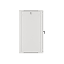 Lanberg 19" wall-mount rack cabinet, 22U/600*600 with glass door, gery V2, flat pack
