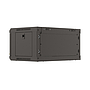 Lanberg wall-mounted assembled rack 19" 4U/540*350mm with glass door, black