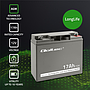 Qoltec AGM battery 12V 17Ah maintenance-free, efficient, LongLife, for UPS, scooter