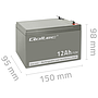 Qoltec AGM battery 12V 12Ah maintenance-free, efficient, LongLife, for UPS, security
