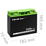 Qoltec AGM battery 12V 20Ah maintenance-free, efficient, LongLife, for UPS, scooter