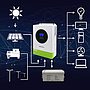 Qoltec modular hybrid off-grid solar inverter 6200W, 120A, 48V, MPPT, up to 12 units, BMS, sinus, Wi-Fi option, power factor 1.0