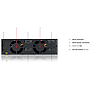 4 bay 2.5" SATA III/SAS II HDD aluminium trayless hot swap mobile rack backplane, 6Gbps
