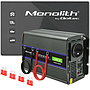 Qoltec Monolith voltage converter 2000 MS wave |12V to 230V | 1000/2000W | USB