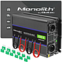 Qoltec Monolith voltage converter 6000 MS wave | 12V to 230V | 3000/6000W | USB