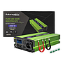 Qoltec pure sine wave inverter Monolith | battery charger | UPS | 1000W | 2000W | 12V to 230V | LCD