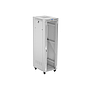Lanberg 19" v2 free-standing rack cabinet, 42U/600*800 with glass door (flat pack), grey