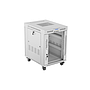 Lanberg 19" v2 free-standing rack cabinet, 15U/600*800 with glass door (flat pack), LCD, grey