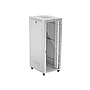Lanberg 19" v2 free-standing rack cabinet, 42U/600*1000 with glass door (flat pack), LCD, grey
