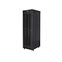 Lanberg 19" v2 free-standing rack cabinet, 42U/600*1000 with mesh door (flat pack), LCD, black