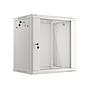 Lanberg 19" wall-mount rack cabinet, 12U/600*450, grey V2, flat pack