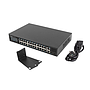 Lanberg unmanaged PoE switch, 24*100Mbps PoE+/2*combo, 19" rackmountable, 250W PoE